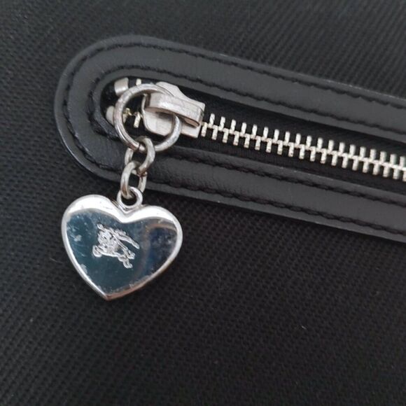 Burberry Blue Label zip shoulder bag w/grommets EUC - Picture 8 of 16